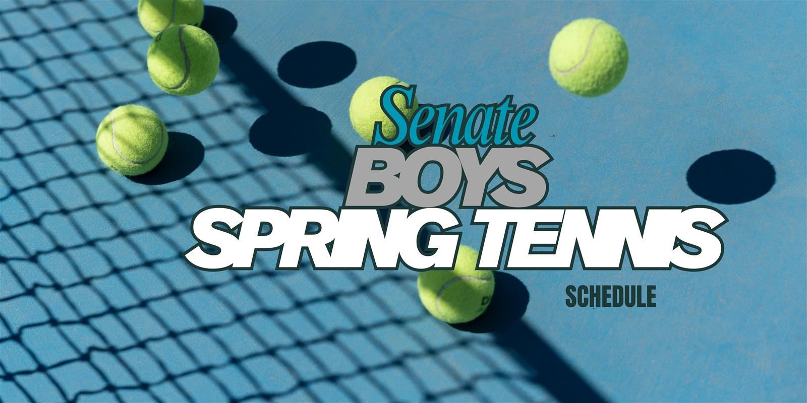 Senate Boys (Spring) Tennis Banner